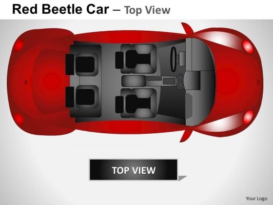 Expensive Red Beetle Car PowerPoint Slides And Ppt Diagram Templates