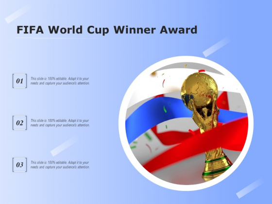 FIFA World Cup Winner Award Ppt PowerPoint Presentation Infographic Template Infographics PDF