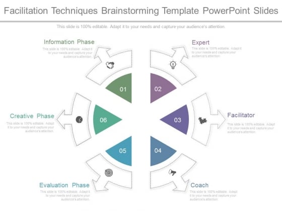Facilitation Techniques Brainstorming Template Powerpoint Slides