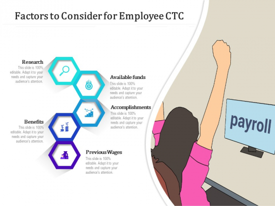 Factors To Consider For Employee CTC Ppt PowerPoint Presentation Icon Diagrams PDF Factors To Consider For Employee CTC Ppt PowerPoint Presentation Icon Diagrams PDF