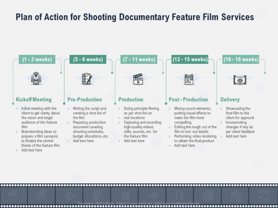 Factual Picture Filming Plan Of Action For Shooting Documentary Feature Film Services Elements PDF Factual Picture Filming Plan Of Action For Shooting Documentary Feature Film Services Elements PDF