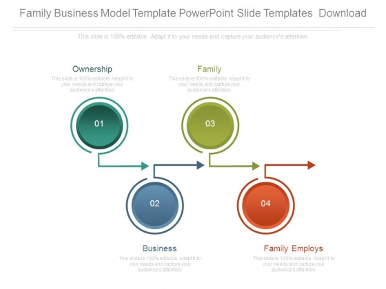 Family Business Model Template Powerpoint Slide Templates Download