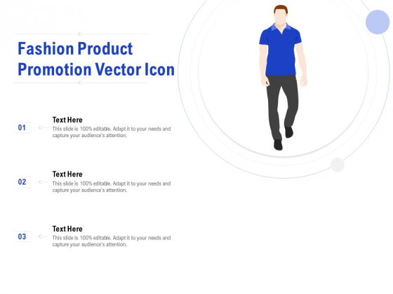 Fashion Product Promotion Vector Icon Ppt PowerPoint Presentation File Demonstration