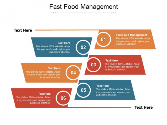 Fast Food Management Ppt PowerPoint Presentation Pictures Template Cpb Pdf