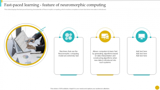 Fast Paced Learning Feature Of Neuromorphic Computing Slides PDF
