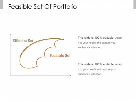 Feasible Set Of Portfolio Ppt PowerPoint Presentation Designs