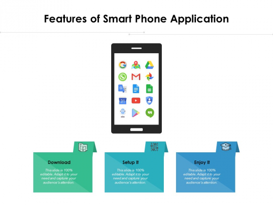 Features Of Smart Phone Application Ppt PowerPoint Presentation Infographic Template Images PDF Features Of Smart Phone Application Ppt PowerPoint Presentation Infographic Template Images PDF