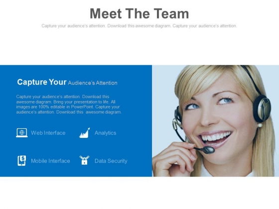 Female Customer Care Executive Powerpoint Slides Female Customer Care Executive Powerpoint Slides