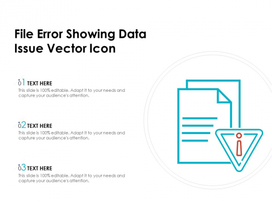 File Error Showing Data Issue Vector Icon Ppt PowerPoint Presentation Gallery Background Designs PDF File Error Showing Data Issue Vector Icon Ppt PowerPoint Presentation Gallery Background Designs PDF
