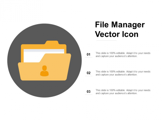 File Manager Vector Icon Ppt PowerPoint Presentation Infographics ...