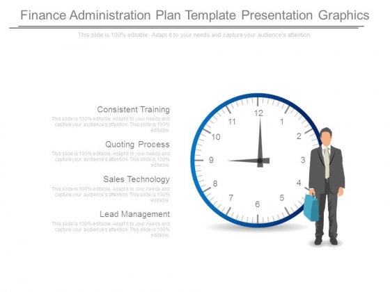 Finance Administration Plan Template Presentation Graphics Finance Administration Plan Template Presentation Graphics