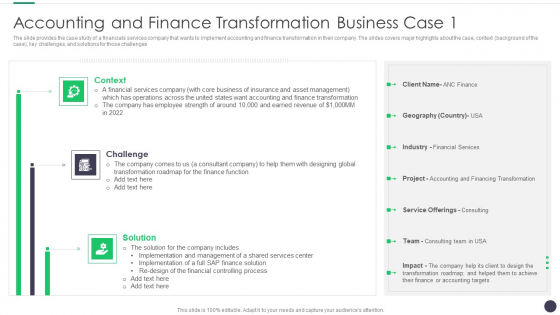 Finance And Accounting Online Conversion Plan Accounting And Finance Transformation Brochure PDF Finance And Accounting Online Conversion Plan Accounting And Finance Transformation Brochure PDF