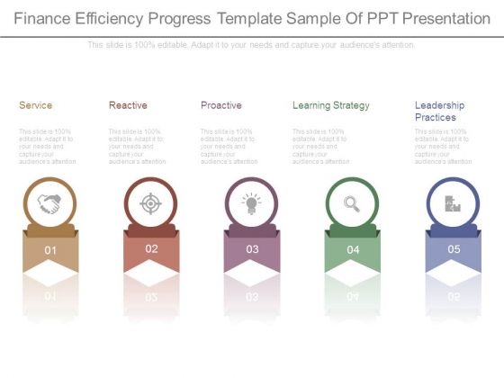 Finance Efficiency Progress Template Sample Of Ppt Presentation Finance Efficiency Progress Template Sample Of Ppt Presentation