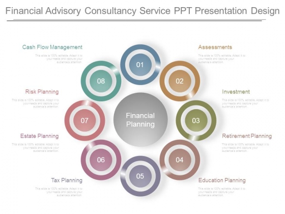 Financial Advisory Consultancy Service Ppt Presentation Design Financial Advisory Consultancy Service Ppt Presentation Design