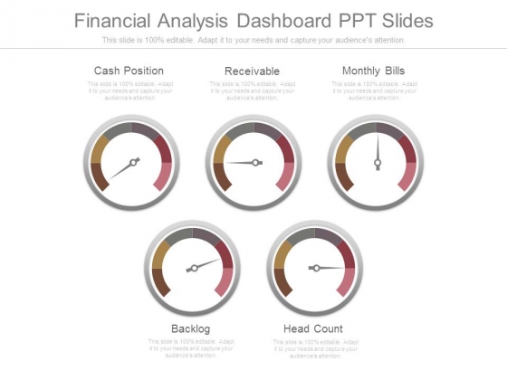 Financial Analysis Dashboard Ppt Slides Financial Analysis Dashboard Ppt Slides