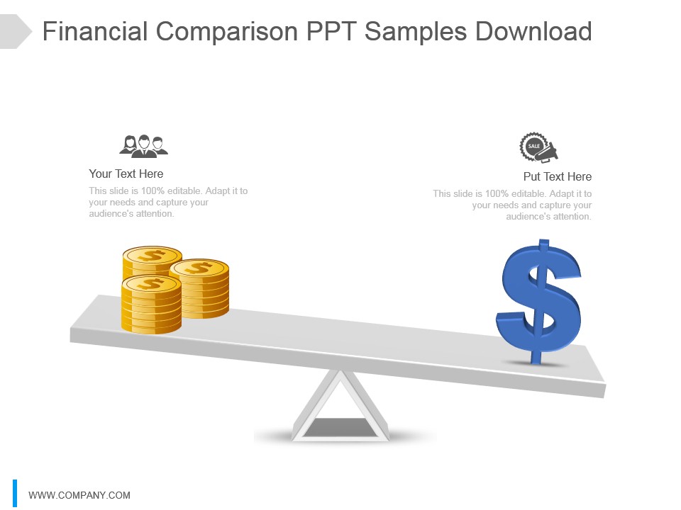 Financial Comparison Ppt Samples Download