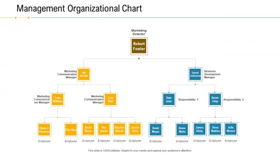 Financial Due Diligence For Business Organization Management Organizational Chart Professional PDF