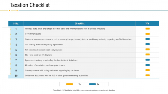 Financial Due Diligence For Business Organization Taxation Checklist Formats PDF Financial Due Diligence For Business Organization Taxation Checklist Formats PDF