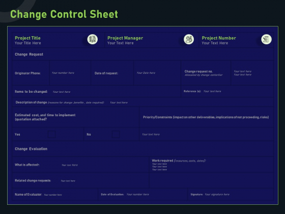 Financial Estimation Revamping Change Control Sheet Ppt Inspiration PDF Financial Estimation Revamping Change Control Sheet Ppt Inspiration PDF