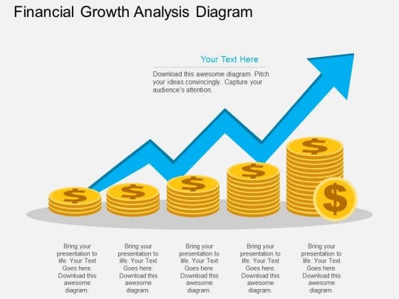 Financial Growth Analysis Diagram Powerpoint Template