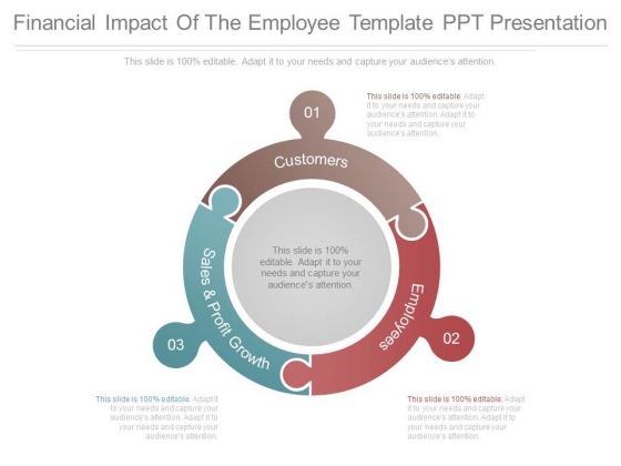 Financial Impact Of The Employee Template Ppt Presentation