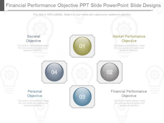 Financial Performance Objective Ppt Slide Powerpoint Slide Designs