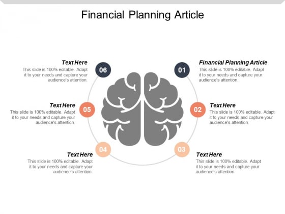 Financial Planning Article Ppt PowerPoint Presentation Designs Cpb