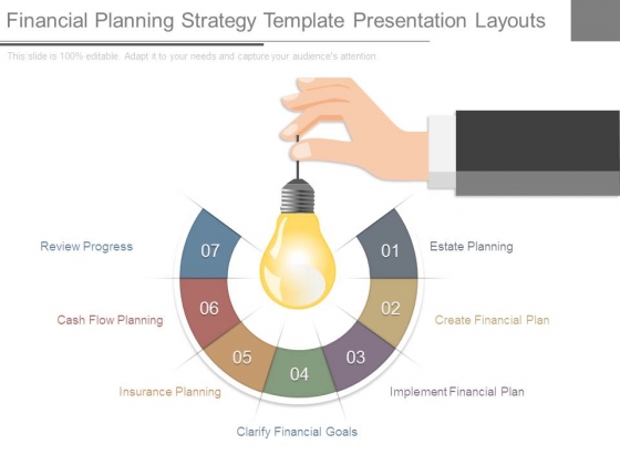 Financial Planning Strategy Template Presentation Layouts