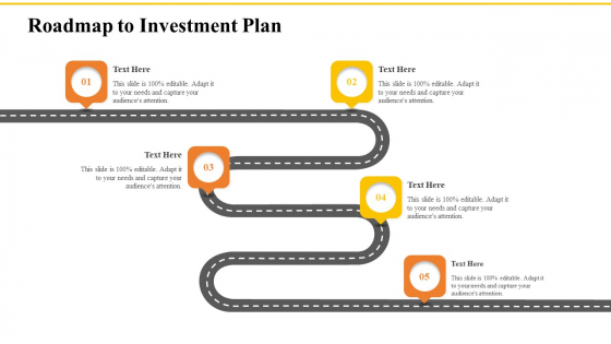 Financial Plans For Retirement Planning Roadmap To Investment Plan Ppt Ideas Sample PDF