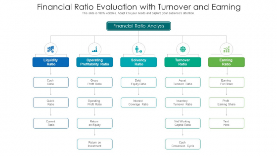 Financial Ratio Evaluation With Turnover And Earning Ppt PowerPoint Presentation File Themes PDF Financial Ratio Evaluation With Turnover And Earning Ppt PowerPoint Presentation File Themes PDF