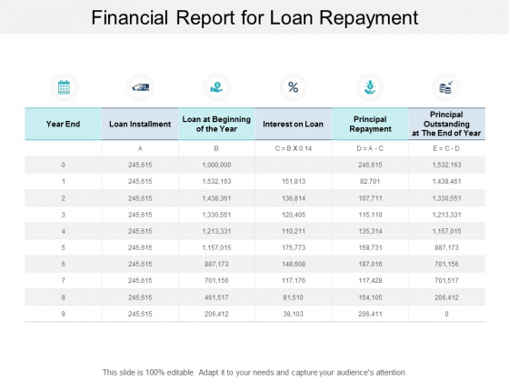 Financial_Report_For_Loan_Repayment_Ppt_PowerPoint_Presentation_Ideas_Styles_Slide_1