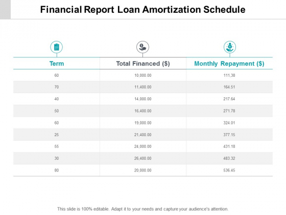 Financial_Report_Loan_Amortization_Schedule_Ppt_PowerPoint_Presentation_Show_Master_Slide_Slide_1