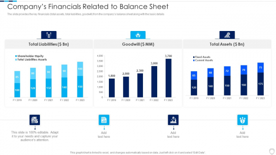 Financial Report Of An IT Firm Companys Financials Related To Balance Sheet Introduction PDF