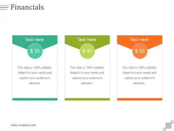Financials Ppt PowerPoint Presentation Diagrams Financials Ppt PowerPoint Presentation Diagrams
