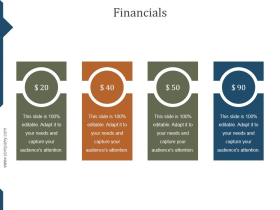 Financials Ppt PowerPoint Presentation Graphics Financials Ppt PowerPoint Presentation Graphics
