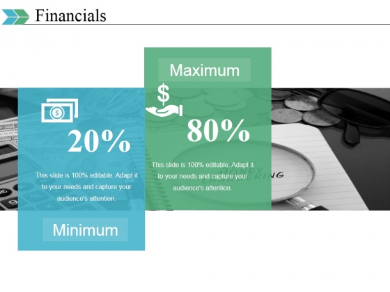 Financials Ppt PowerPoint Presentation Icon Deck