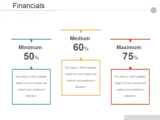 Financials Ppt PowerPoint Presentation Slides Ideas Financials Ppt PowerPoint Presentation Slides Ideas