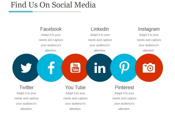 Find Us On Social Media Ppt PowerPoint Presentation Good Find Us On Social Media Ppt PowerPoint Presentation Good