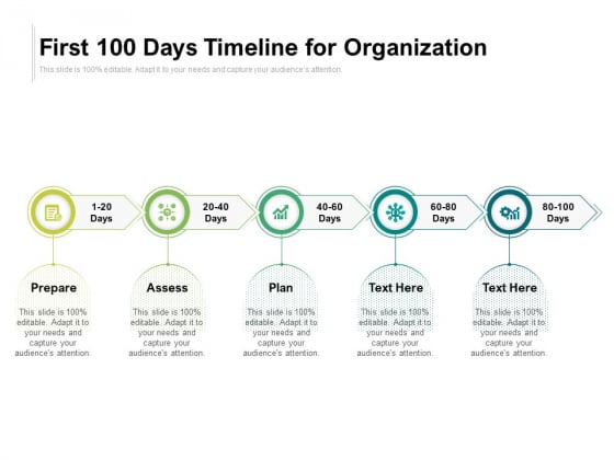 First 100 Days Timeline For Organization Ppt PowerPoint Presentation Gallery Elements PDF First 100 Days Timeline For Organization Ppt PowerPoint Presentation Gallery Elements PDF