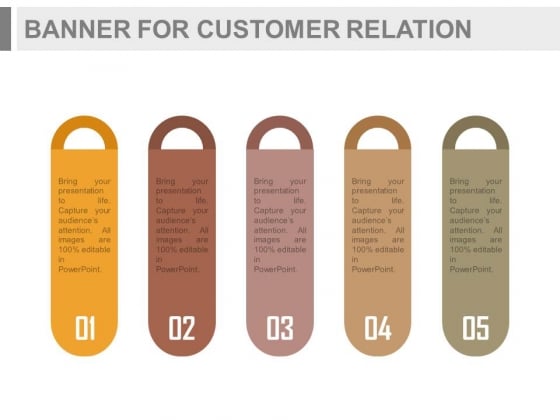 Five Banners For Marketing Intelligence And Planning Powerpoint Template Five Banners For Marketing Intelligence And Planning Powerpoint Template