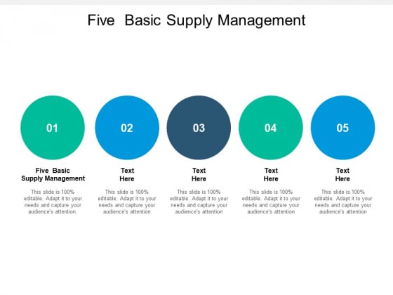 Five Basic Supply Management Ppt PowerPoint Presentation Pictures Tips Five Basic Supply Management Ppt PowerPoint Presentation Pictures Tips