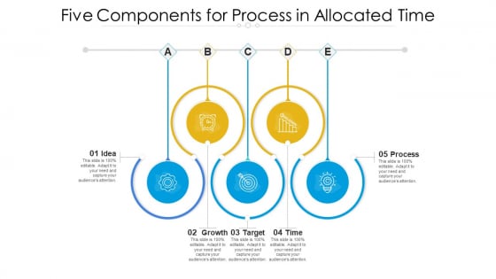 Five Components For Process In Allocated Time Ppt PowerPoint Presentation File Layouts PDF Five Components For Process In Allocated Time Ppt PowerPoint Presentation File Layouts PDF