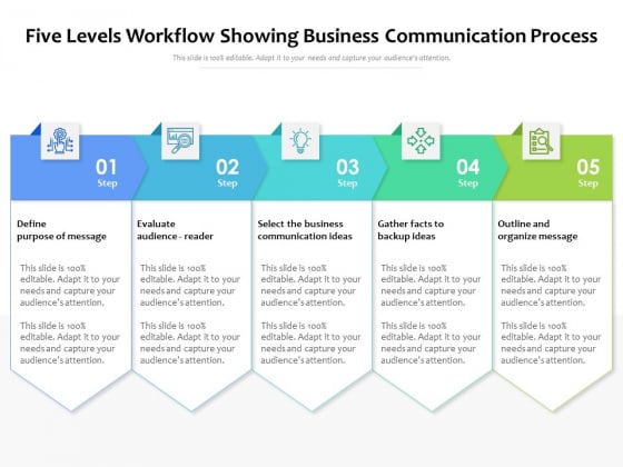 Five Levels Workflow Showing Business Communication Process Ppt PowerPoint Presentation Gallery Professional PDF Five Levels Workflow Showing Business Communication Process Ppt PowerPoint Presentation Gallery Professional PDF
