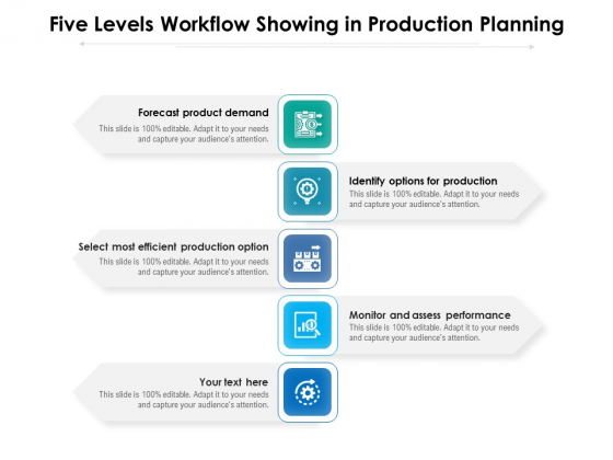 Five Levels Workflow Showing In Production Planning Ppt PowerPoint Presentation Gallery Background PDF Five Levels Workflow Showing In Production Planning Ppt PowerPoint Presentation Gallery Background PDF