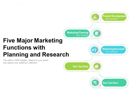 Five Major Marketing Functions With Planning And Research Ppt PowerPoint Presentation Gallery Inspiration PDF Five Major Marketing Functions With Planning And Research Ppt PowerPoint Presentation Gallery Inspiration PDF