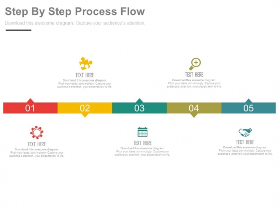 five management functions in strategic planning powerpoint template