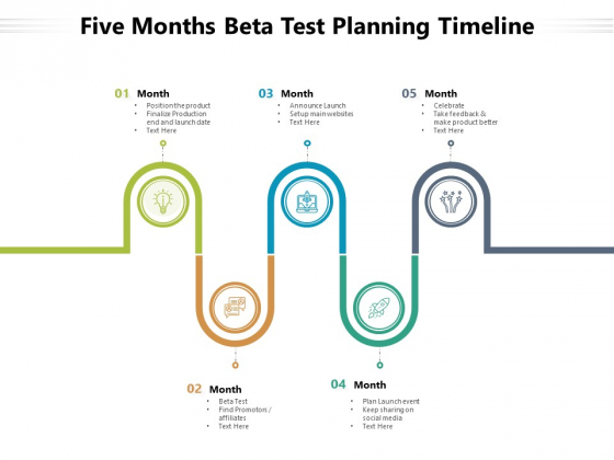 Five Months Beta Test Planning Timeline Ppt PowerPoint Presentation Pictures PDF Five Months Beta Test Planning Timeline Ppt PowerPoint Presentation Pictures PDF