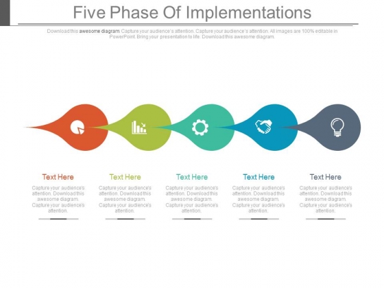 Five Phase Of Implementations Ppt Slides Five Phase Of Implementations Ppt Slides