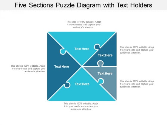five sections puzzle diagram with text holders ppt powerpoint presentation outline files five sections puzzle diagram with text holders ppt powerpoint presentation outline files