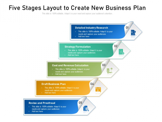 Five Stages Layout To Create New Business Plan Ppt PowerPoint Presentation Gallery Rules PDF Five Stages Layout To Create New Business Plan Ppt PowerPoint Presentation Gallery Rules PDF